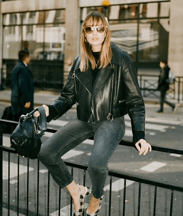 An image of uk fashion blogger Lizzy Hadfield from Shot From The Street
