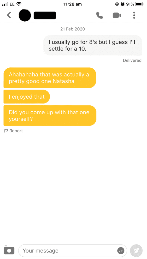 Bumble opening lines