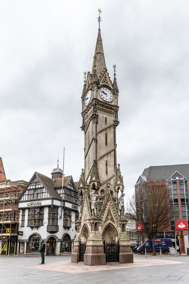 Leicester's Haymarket Memorial Clocktower is a well known landmark