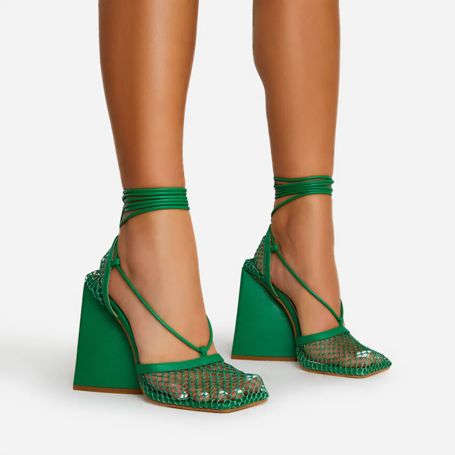 Journee-Lace-Up-Square-Green-Heels