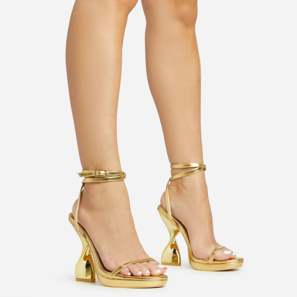 Joselyn Strappy Heel (Nude) – Lilly's Kloset