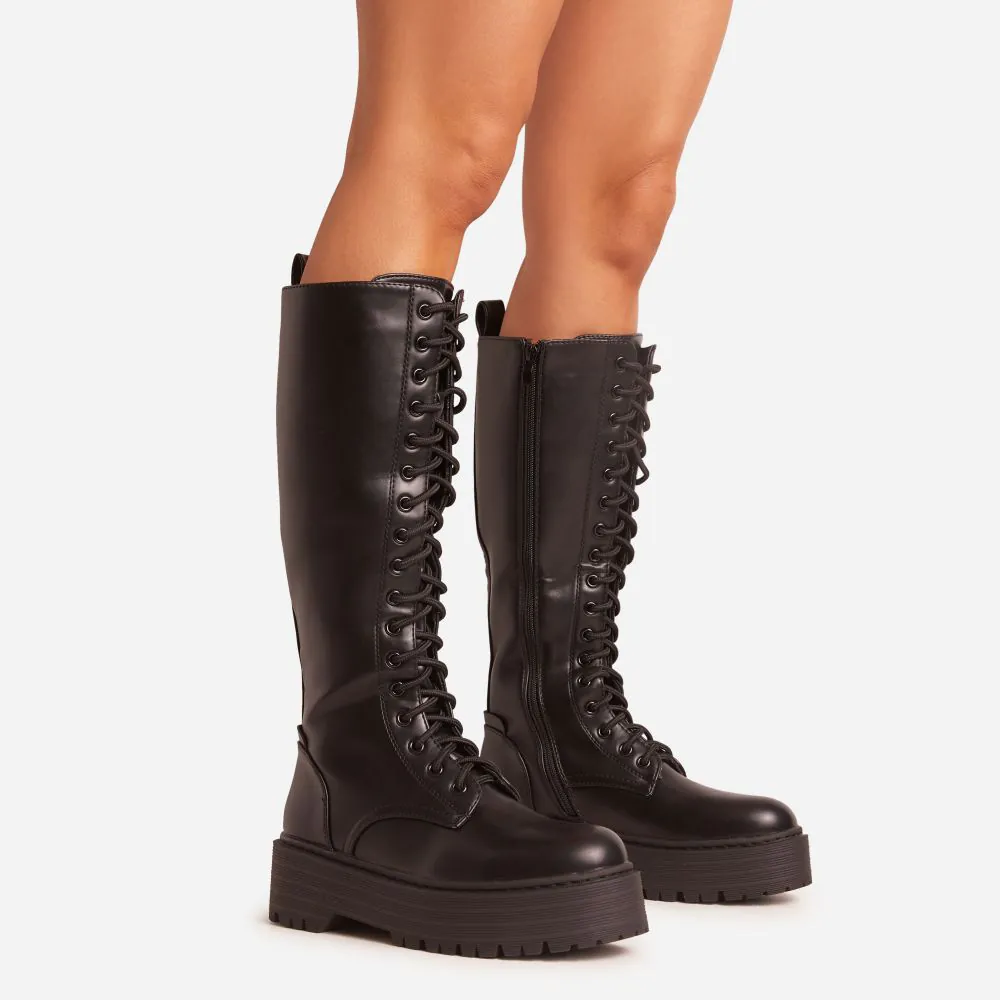 High chunky boots best sale