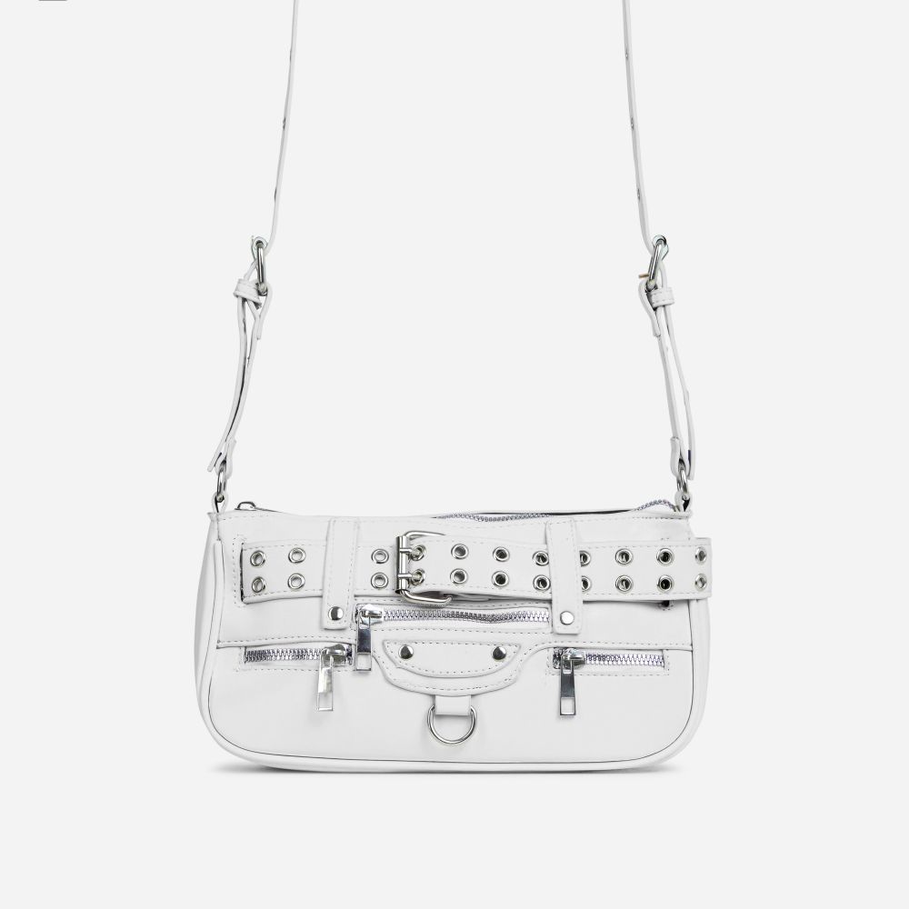 The Columbus Clear Small Studded Bag